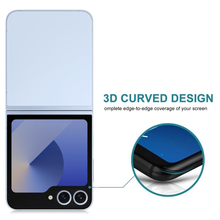 Protector de pantalla de cobertura completa con privacidad de 28 grados para Samsung Galaxy Z Flip7 5G, 25 unidades