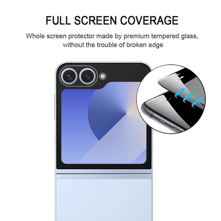 Protector de pantalla de cobertura completa HD para Samsung Galaxy Z Flip7 5G