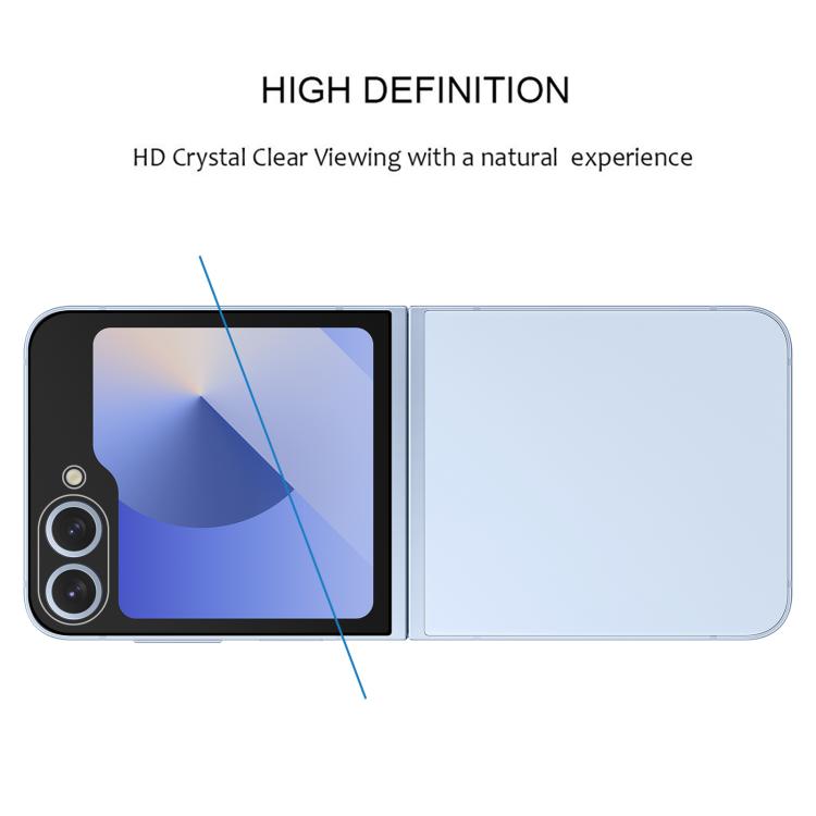 Protector de pantalla de cobertura completa HD para Samsung Galaxy Z Flip7 5G