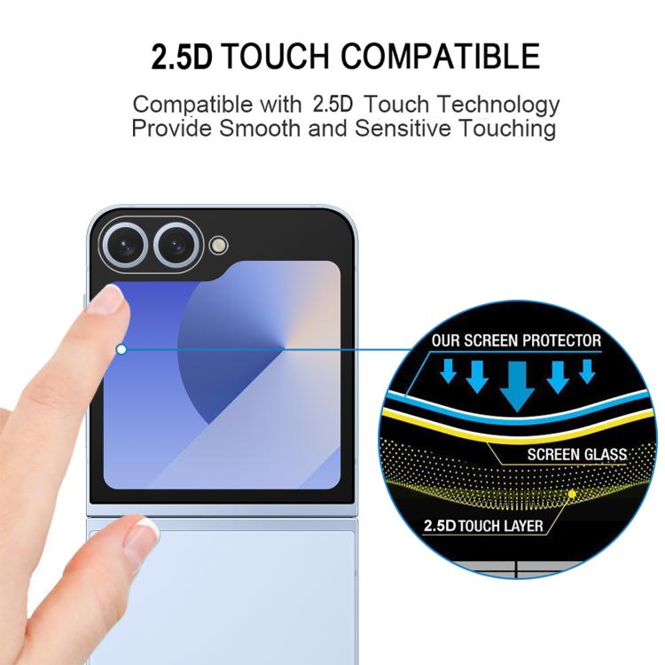 Protector de pantalla de cobertura completa HD para Samsung Galaxy Z Flip7 5G