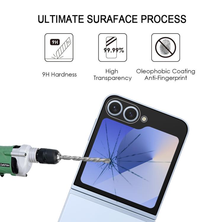 Protector de pantalla de cobertura completa HD para Samsung Galaxy Z Flip7 5G
