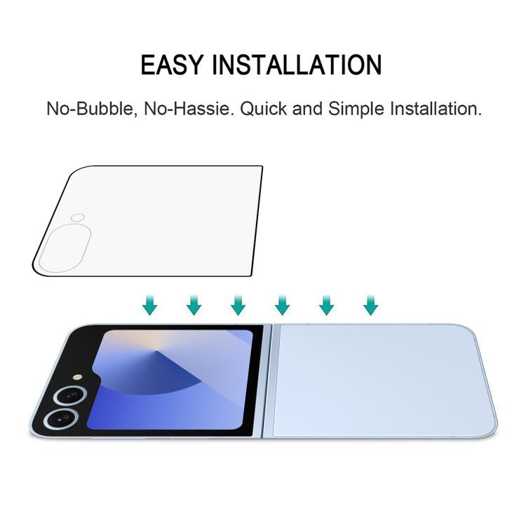 Protector de pantalla de cobertura completa HD para Samsung Galaxy Z Flip7 5G