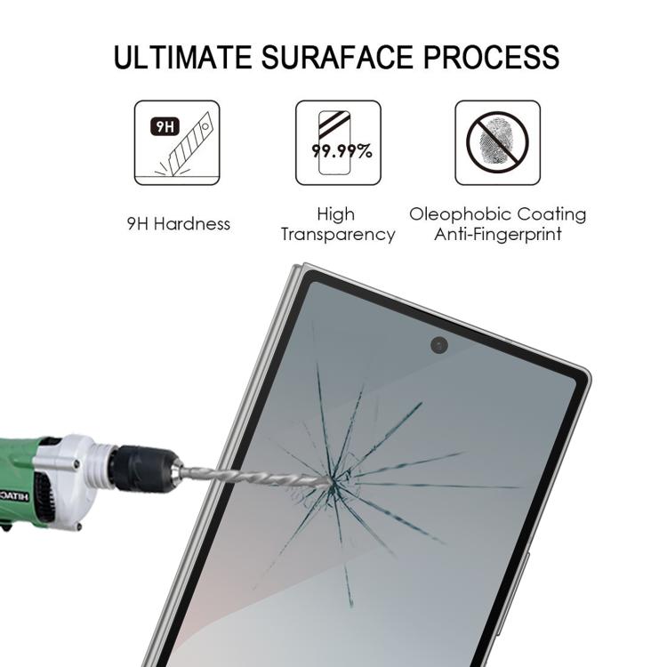 25 películas de vidrio templado HD de cobertura completa de seda para Samsung Galaxy Z Fold7 5G