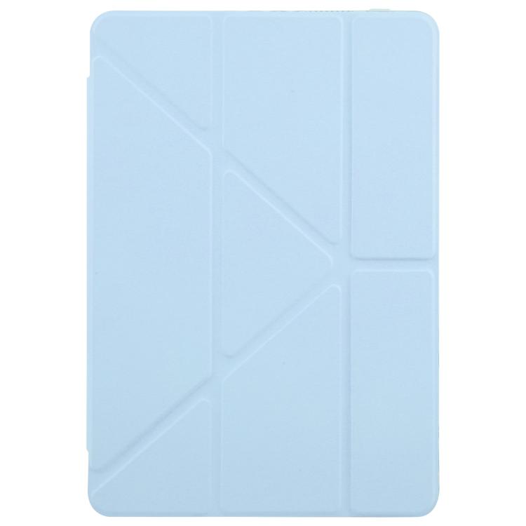 Funda de cuero acrílico transparente deformable para Redmi Pad SE 11 2025/Pad 2 (azul hielo)