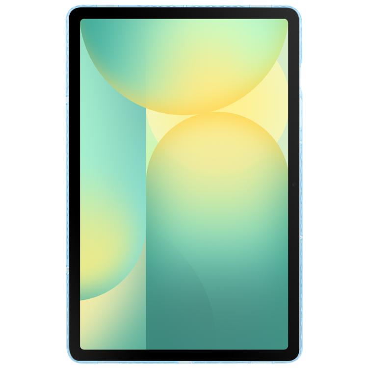 Funda plegable con soporte magnético para Samsung Galaxy Tab S10 FE/S9, de piel acrílica (azul cielo)