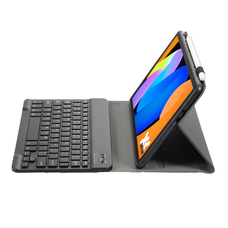 Funda de cuero ultrafina con teclado Bluetooth desmontable para tableta Lenovo Xiaoxin Pad de 11 pulgadas (2025 AM31) (negro)