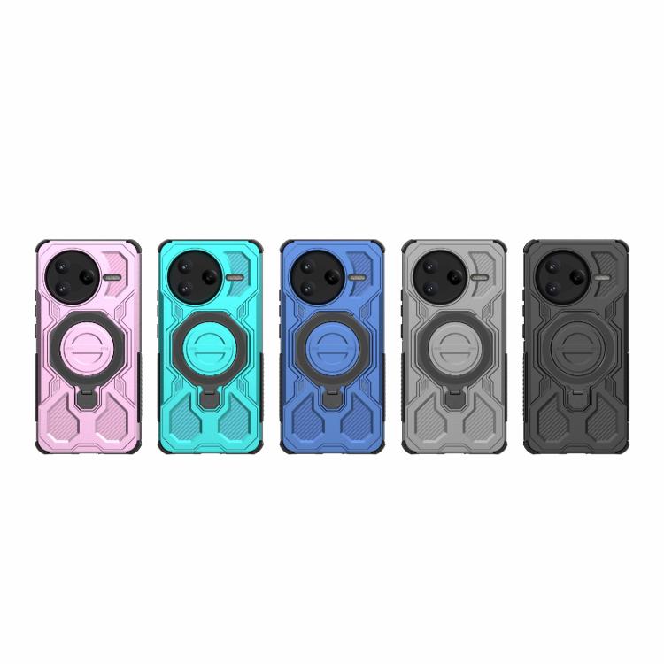 Funda magnética de TPU y PC MagSafe de color sólido para Redmi K80 J-20 (rosa)