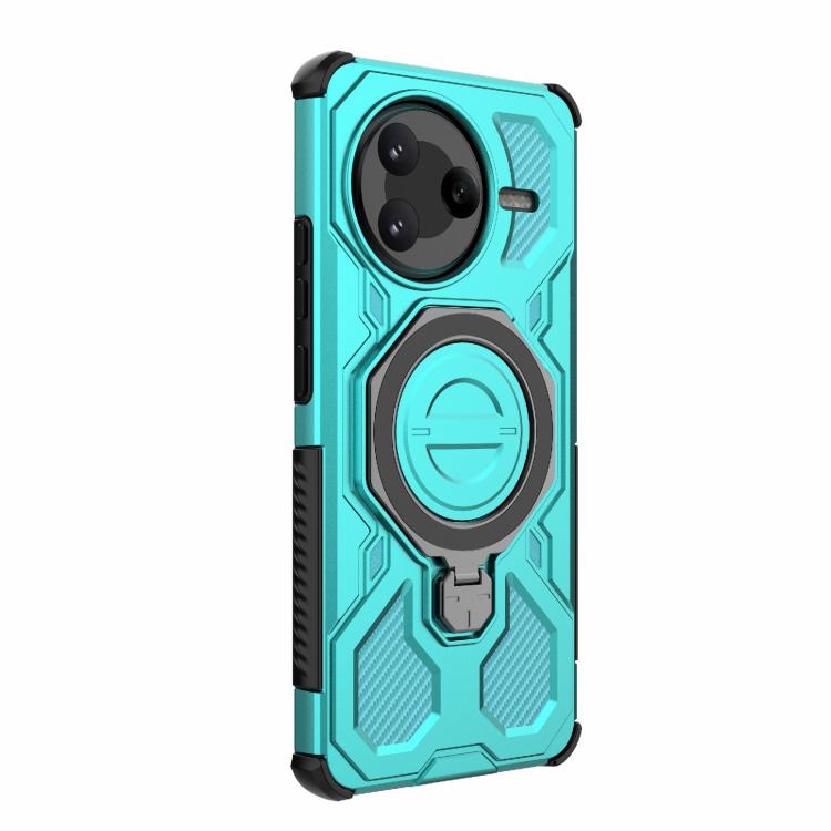 Funda magnética de TPU y PC MagSafe de color sólido para Redmi K80 J-20 (azul lago)