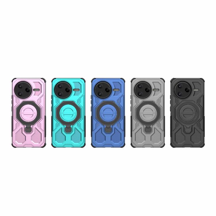 Funda magnética de TPU y PC MagSafe de color sólido para Redmi K80 Pro 5G J-20 (gris)