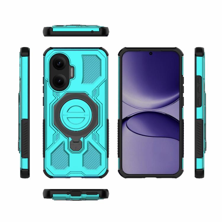 Funda magnética de TPU y PC MagSafe de color sólido para Redmi Turbo 4 Pro 5G J-20 (azul lago)
