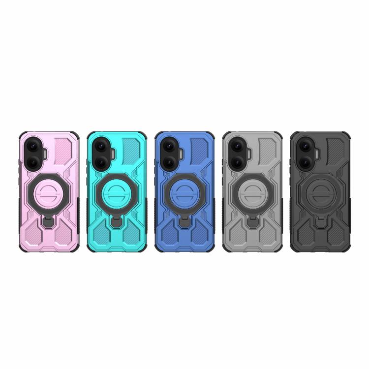 Funda magnética de TPU y PC MagSafe de color sólido para Redmi Turbo 4 Pro 5G J-20 (azul lago)