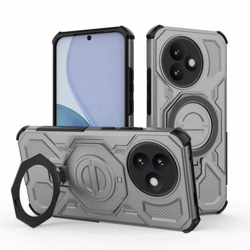 Funda magnética de TPU y PC MagSafe de color sólido para Redmi K80 Ultra 5G J-20 (gris)