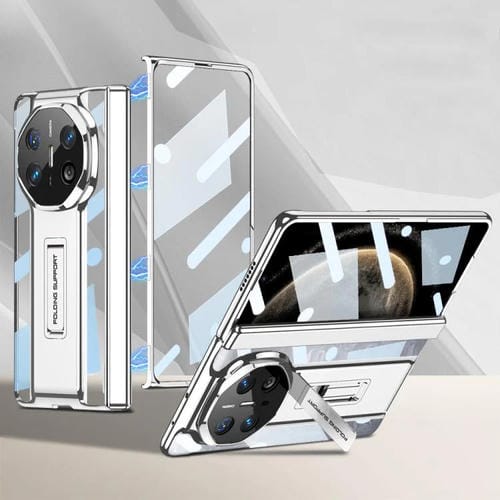 Funda magnética plegable GKK para Huawei Mate X6 (plateada)