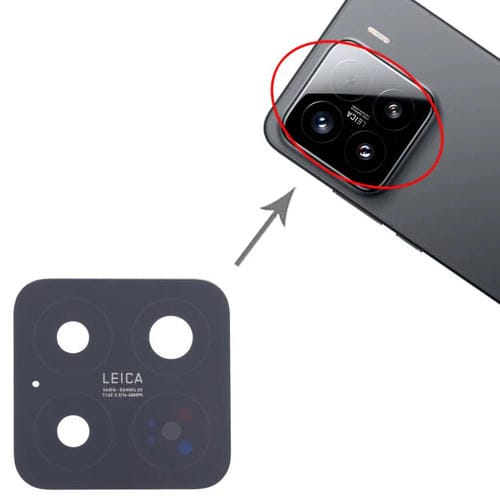 Objectif de caméra arrière Xiaomi 15 (10 unités)