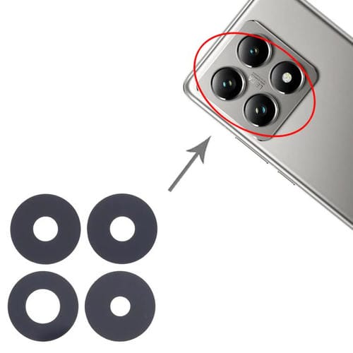 Lentes de Câmara Traseira Xiaomi 14T 5G (10 Unidades)