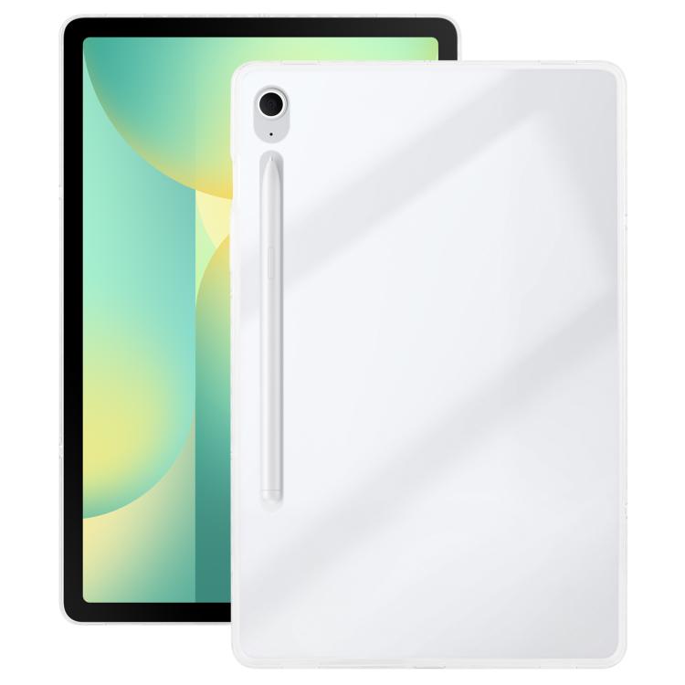 Funda híbrida de acrílico transparente de TPU para Samsung Galaxy Tab S9/S10 FE (transparente)
