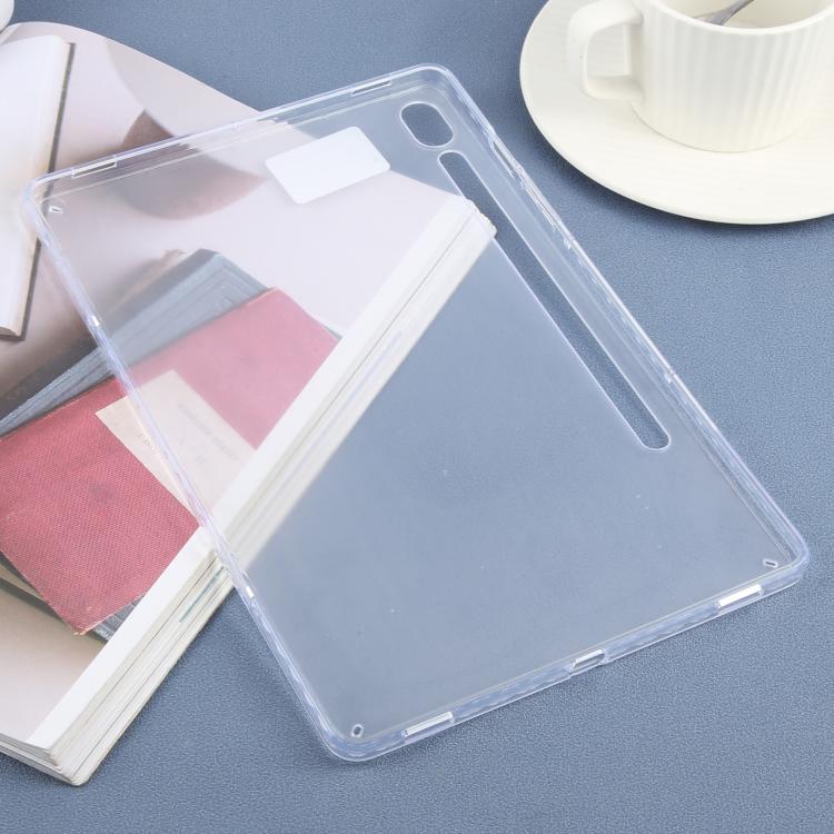 Funda híbrida de acrílico transparente de TPU para Samsung Galaxy Tab S9/S10 FE (transparente)