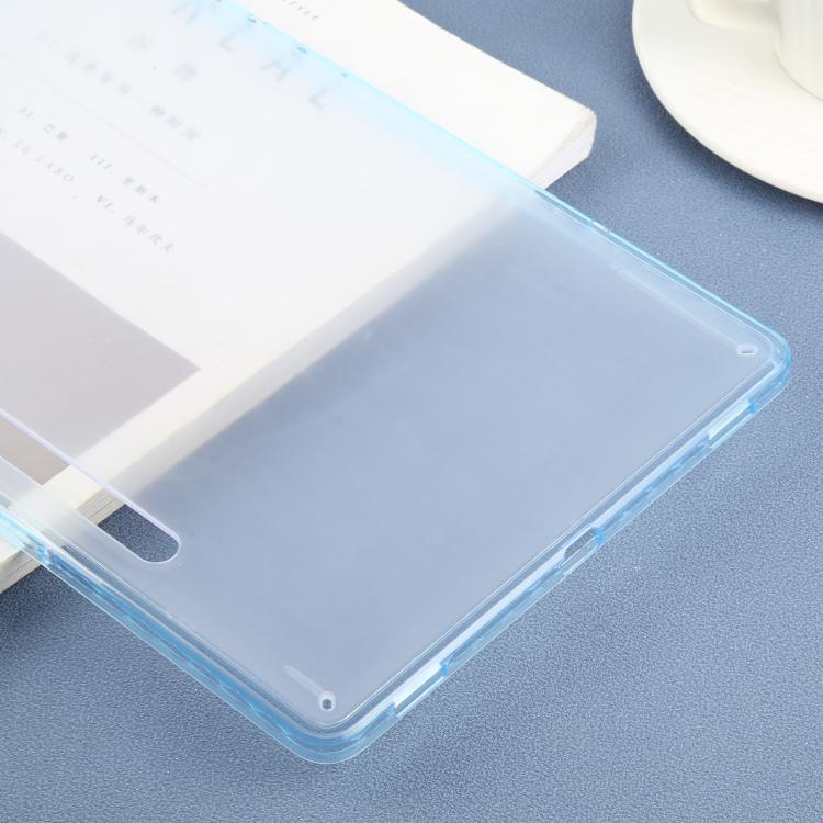 Funda híbrida de TPU y acrílico transparente para Samsung Galaxy Tab S9/S10 FE (azul hielo)