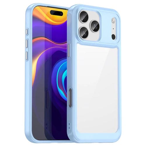 Funda de acrílico y TPU para iPhone 17 Pro Max (azul)