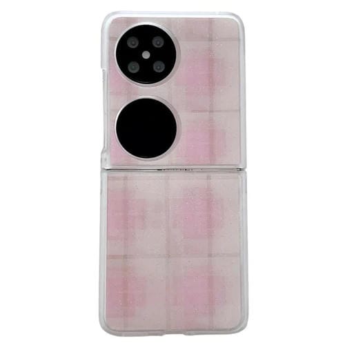 Funda para Huawei P50 Pocket con diseño de puntos brillantes (rosa)