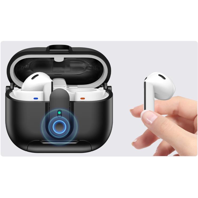 Estuche de una pieza con cordón para auriculares inalámbricos Samsung Galaxy Buds3/Buds3 Pro (morado)