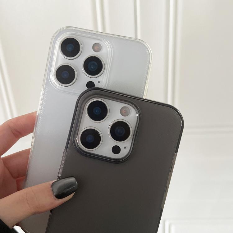 Funda de TPU transparente y cómoda para iPhone 12 Pro Max (verde)