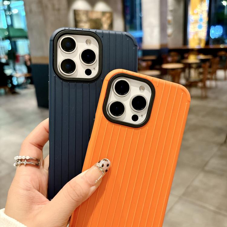 Funda MagSafe de cobertura total para iPhone 11 Pro con diseño inspirado en equipaje (marrón)