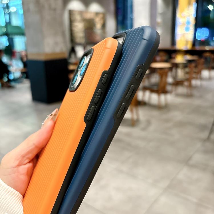 Funda MagSafe de cobertura total para iPhone 11 Pro con diseño inspirado en equipaje (marrón)