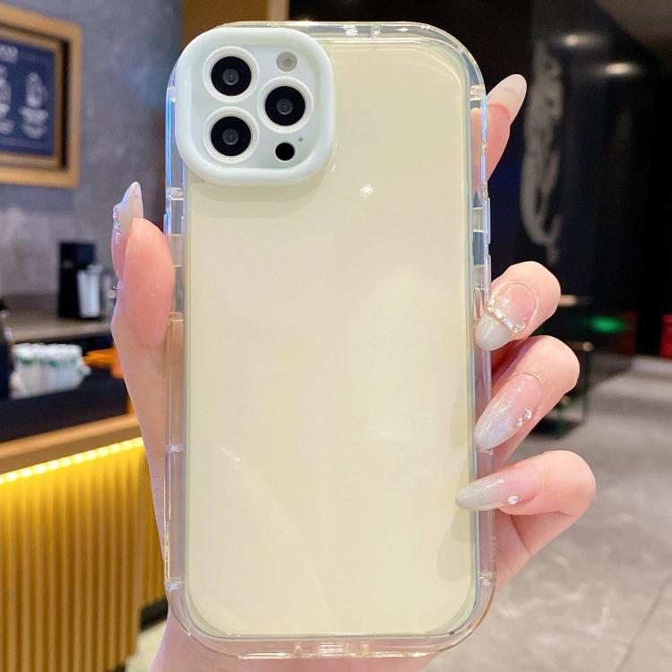 Funda de TPU + PC MagSafe de colores vibrantes para iPhone 14 Pro (amarilla)