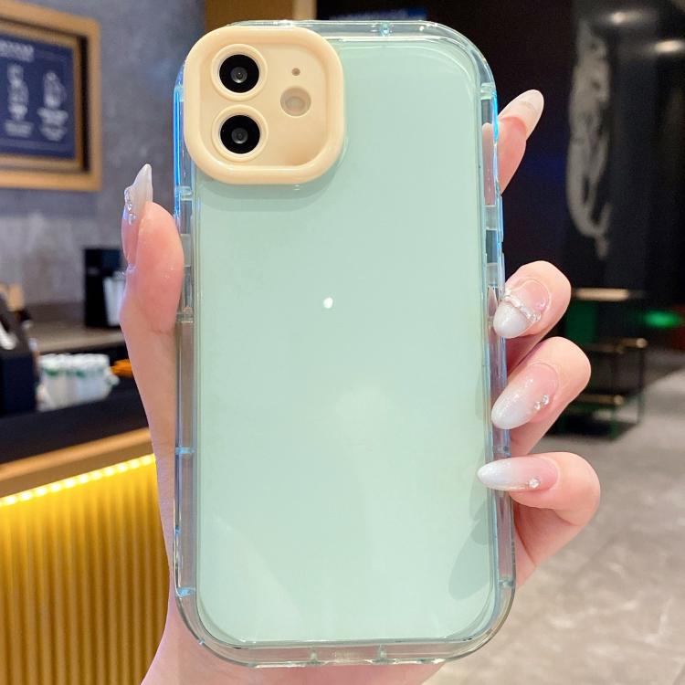 Funda de TPU + PC con MagSafe de colores vibrantes para iPhone 12 (verde)