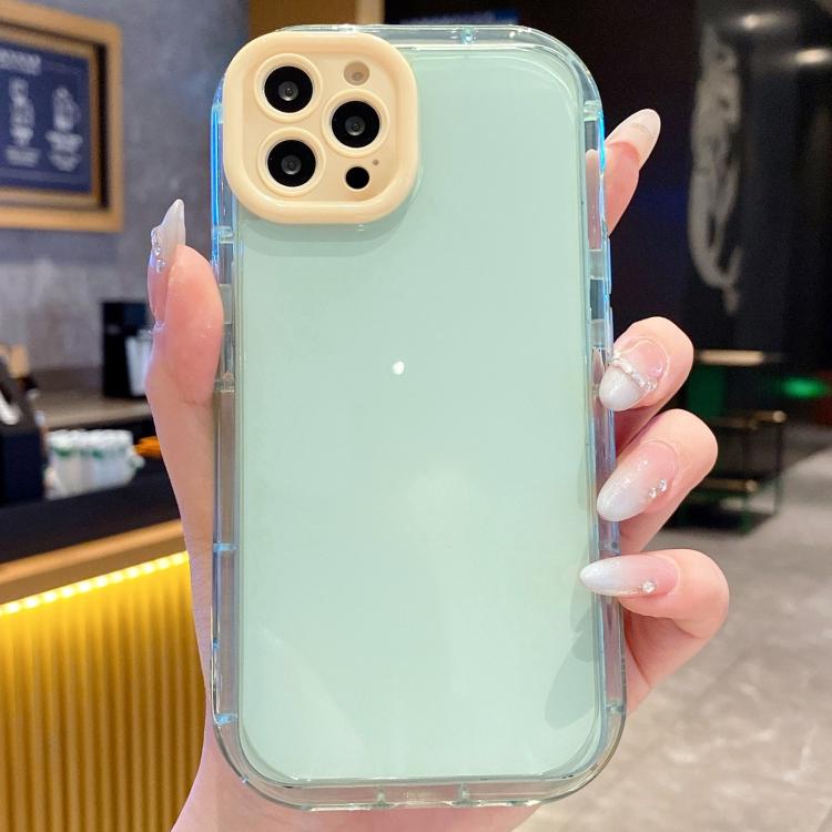 Funda de TPU + PC con MagSafe de colores vibrantes para iPhone 12 Pro Max (verde)
