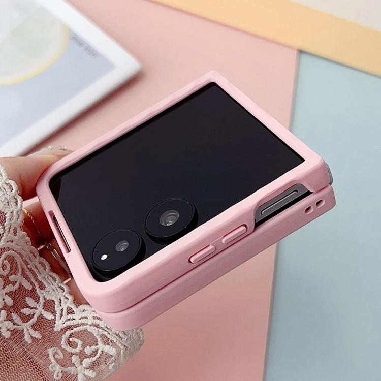 Funda para Xiaomi Mix Flip Wave Texture MagSafe con tacto suave (rosa)