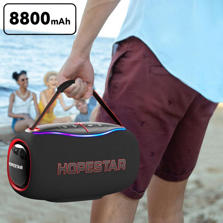 Altavoz Bluetooth portátil para exteriores HOPESTAR H80 de 80 W, resistente al agua (verde oscuro)