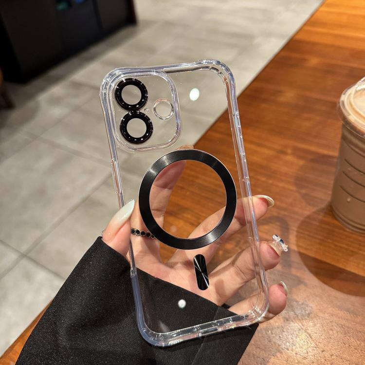 Funda de acrílico transparente MagSafe para iPhone 13 Pro (dorada)