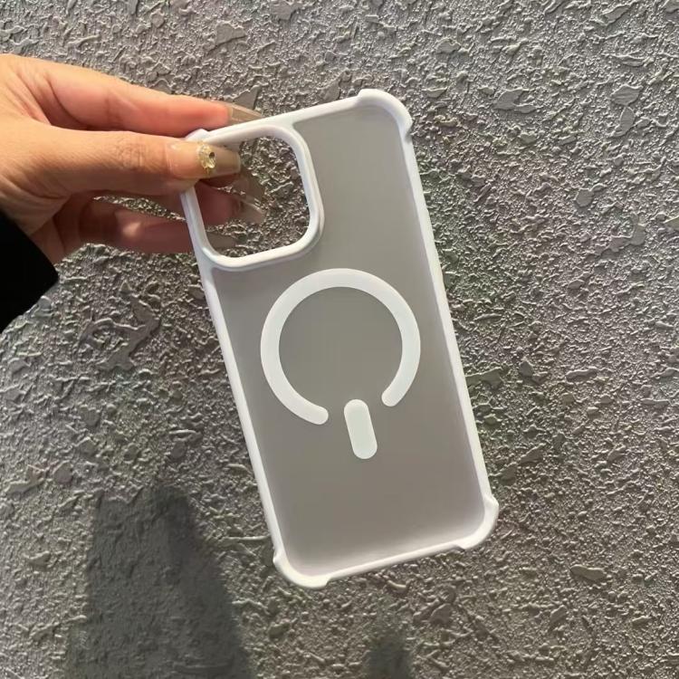 Funda MagSafe semitransparente con tacto esmerilado para iPhone 16e (marrón)