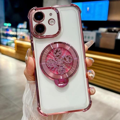 Funda con soporte para peonza para iPhone 11 (rosa)