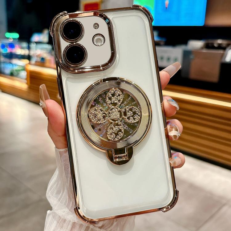 Funda con soporte para peonza para iPhone 11 (dorado desierto)