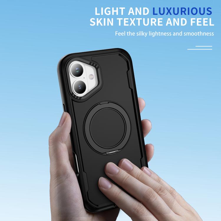 Funda protectora MagSafe para iPhone 16 (negra)