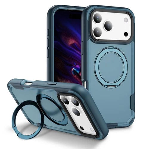 Funda protectora MagSafe para iPhone 17 Pro (azul rey y azul)