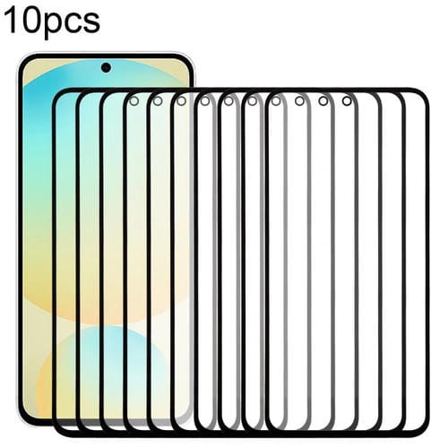 Glass Lens Outer Front Screen Samsung Galaxy S24 FE SM-S721B Adhesive OCA (10 Units)