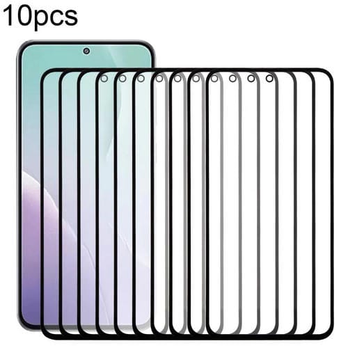 Glass Lens Outer Samsung Galaxy M56 SM-M566B Front Screen with OCA Adhesive (10 Units)
