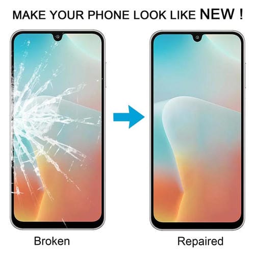 Glass Lens Outer Samsung Galaxy M16 SM-M166P Front Screen Adhesive OCA (10 Units)