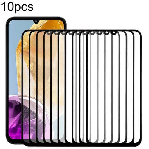 Glass Lens Outer Samsung Galaxy M15 SM-M156B Front Screen with OCA Adhesive (10 Units)