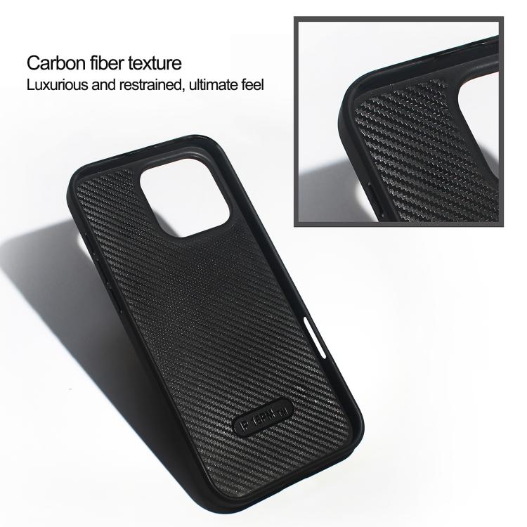 Funda trasera MagSafe de PU con textura de lichi para iPhone 11 (negra)