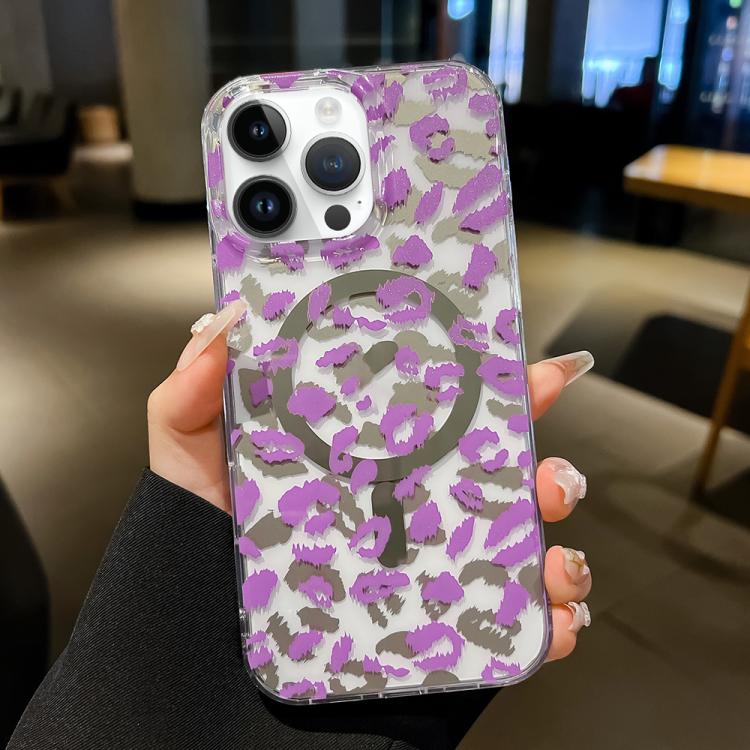 Funda MagSafe con laminado de doble cara IMD para iPhone 14 Pro (morada)