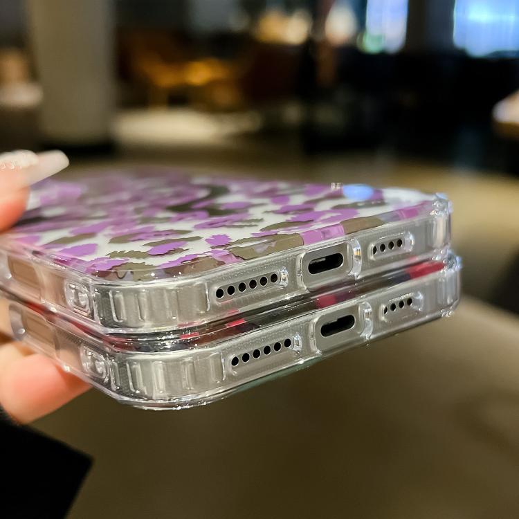 Funda para iPhone 13 Pro Leopard MagSafe con laminado de doble cara IMD (café amarillo)