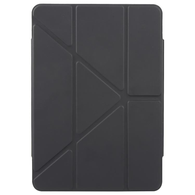 Funda de cuero acrílico deformable con doble cierre magnético desmontable para Xiaomi Pad 7/7 Pro (negra)