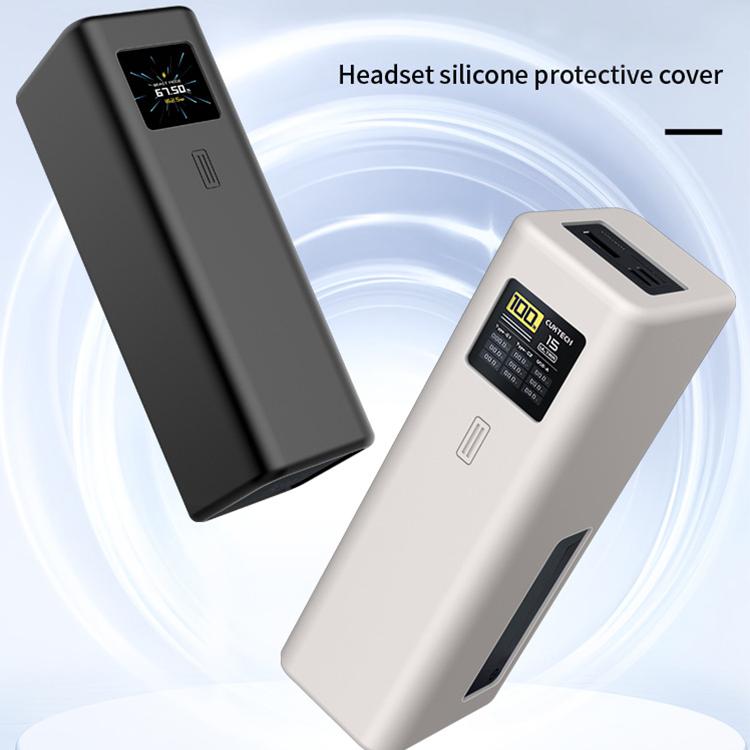 Funda protectora de silicona para batería externa CUKTECH 15 Ultra de 25000 mAh y 210 W (negra)
