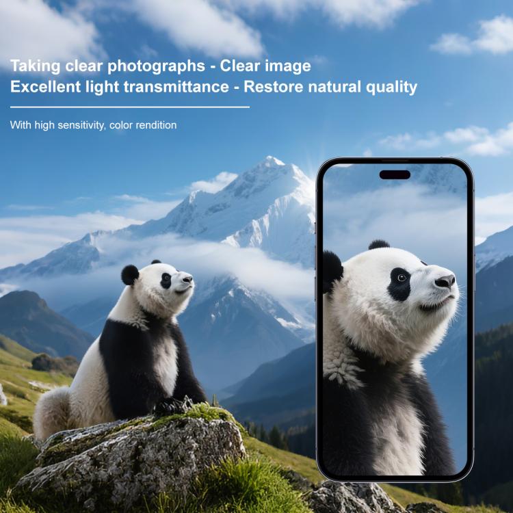 Funda para iPhone 15/15 Plus con película de cristal imak para lente de cámara trasera, versión exclusiva con autoposicionamiento