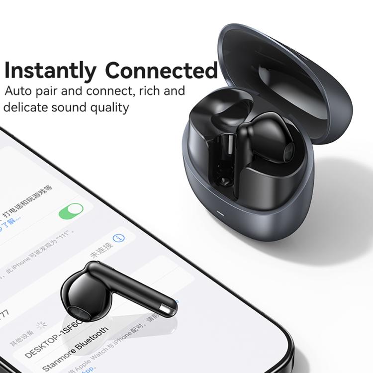 Auriculares inalámbricos Bluetooth USAMS Echo E03 TWS de media oreja (deslustrados)